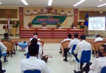 Pemda Pesawaran Melaksanakan Rakor Menghadapi New Normal