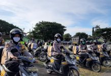 Polda Lampung melepas tim pendistribusian bantuan 5000 paket Sembako