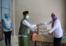 Wagub Chusnunia Terima Bantuan 4000 Butir Telur untuk Laziz NU Lampung dari PT. Japfa Comfeed, Siap Disalurkan bagi Masyarakat Terdampak Covid-19