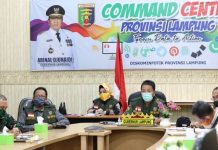 Gubernur dan Ketua DPRD Lampung Lakukan Rakor dengan Ketua Gugus Tugas Pusat