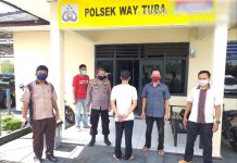 DPO Enam Tahun Pelaku Curas di Way kanan di Ringkus Polsek Way Tuba