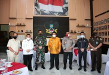 Gubernur Arinal Dampingi Kunjungan Pangdam II/Sriwijaya untuk Pastikan Lampung Aman dan Terkendali dari Masalah Penyebaran Covid-19