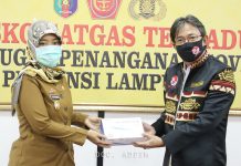 Pemprov Lampung Terima Alat Rapid Test dari Bravo Lima untuk Tangani Covid-19, Wagub Sampaikan Apresiasi