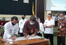 Sekda Provinsi Menghadiri acara Penandatanganan Addendum Bersama