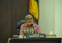 Pemprov Lampung Gelar Rapat Pembahasan Efisiensi dan Efektivitas Fungsi Posko Satgas Terpadu Gugus Tugas Covid-19 Provinsi Lampung