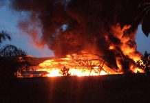 KEBAKARAN di PT MARDEC SIGER WAY KANAN