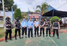 Patroli Rutan Dan Lapas Kompi 1 C Pelopor Lampung Utara