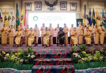 Dharma Wanita Provinsi Lampung 2019-2024 Dikukuhkan, Ibu Riana Arinal Minta Dukung Peningkatan Kinerja Suami Wujudkan Rakyat Lampung Berjaya