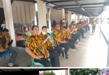 Ratusan Personil AMPG Lampung Gelar Apel Siaga di Musda Golkar Bandar Lampung