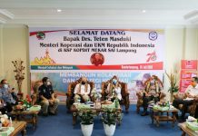 Menkop dan UKM Teten Masduki Dorong Lampung Kembangkan Koperasi Pangan, Pemprov Siapkan Koperasi Produksi Berbasis Komoditas