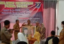 Pemkot Metro Melaksanakan Pelepasan Purna Tugas Sekretaris Daerah Kota Metro Periode 2017-2020