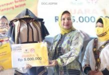 Penyerahan Penghargaan Lomba Desain Kaway Plastik 2020, Gubernur Arinal Apresiasi IIPG dan Dekranasda Lampung