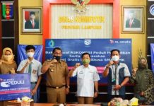 ASKOMPSI dan XL Axiata beri bantuan kuota data internet gratis kepada Siswa