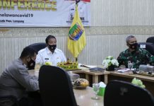 Gubernur Ikuti VidCon Koordinasi Penegakan Hukum Protokol Kesehatan Covid-19,Pilkada Serentak 2020 Bersama Kementerian Polhukam