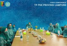 Tim Penggerak PKK Provinsi Lampung Bantu Penanganan Covid-19 Hingga Tingkat Kecamatan
