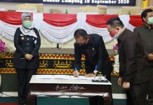 Penandatanganan Nota Kesepakatan KUPA dan PPAS Tahun 2020, Pemprov Jelaskan Dampak Pandemi Covid-19