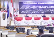 Pemprov Lampung Sampaikan 13 Upaya Peningkatan Penerimaan Daerah dalam Paripurna Raperda Perubahan APBD 2020