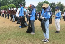 Bersih – bersih sampah, Wagub Chusnunia Peringati Puncak World Cleanup Day