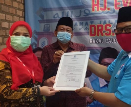 Beri dukungan ke Hj. Eva Dwiana dan Drs.Deddy Amrullah,Parpol Gelora Indonesia