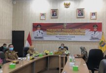 Rakor Penguatan Tim Penanggulangan Kemiskinan, Pemprov Lampung Bahas Program Bantuan Selama Pandemi Covid-19