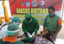 TMMD Ke-109, Kodim 0410/KBL menggelar kegiatan Bakti Sosial Khitanan Masal