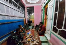 Kodim 0410/KBL melakukan kegiatan anjang sana ke rumah Tokoh masyarakat