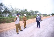 Lakukan Peninjauan Sejumlah Ruas Jalan Provinsi, Pemprov Lampung Pastikan Pembangunan Infrastruktur Berjalan Baik