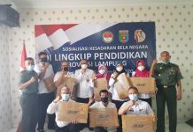 Gubernur Lampung Buka Kegiatan Kesadaran Bela Negara Lingkup Pendidikan