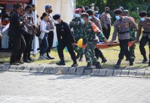 Pimpin Apel Simulasi Kesiapsiagaan Bencana, Pjs Gubernur Agus Fatoni Himbau Masyarakat Selalu Waspada Bencana