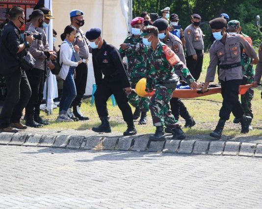 Pimpin Apel Simulasi Kesiapsiagaan Bencana, Pjs Gubernur Agus Fatoni Himbau Masyarakat Selalu Waspada Bencana
