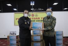 Pemprov Lampung Terima Bantuan Alat Kesehatan Dari PT. Bank J Trust