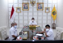 Gubernur Arinal Ikuti Peringatan Hari Anti Korupsi Sedunia secara Virtual yang Dipimpin Presiden dari Istana Negara
