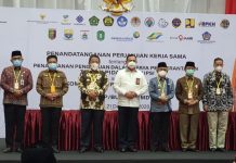 Gubernur Arinal dan Ketua KPK Firli Bahuri Tandatangani Kerjasama Whistleblowing System Terintegrasi dalam Pemberantasan Tindak Pidana Korupsi