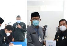 Gubernur Lampung Hadiri Serah Terima Nota Pelaksana Tugas Dari Pjs. Bupati Pesisir Barat