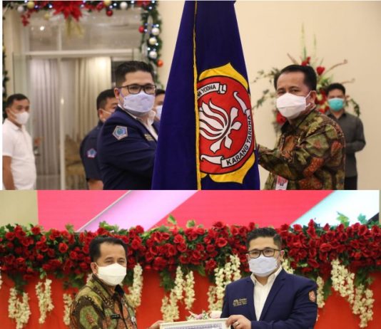 Pjs Gubernur Agus Fatoni Terima Penghargaan Sebagai Pembina Terbaik Tahun 2020 dari Karang Taruna atas Komitmen Dorong Kesetiakawanan Sosial