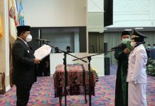Gubernur Arinal Lantik Haryati Chandralela sebagai Wakil Bupati Mesuji Sisa Masa Jabatan 2017-2022