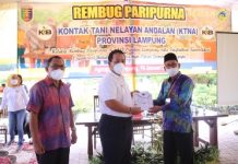 Buka Rembuk Paripurna KTNA Lampung, Gubernur Arinal Beri Semangat Petani dan Nelayan Sukseskan Kartu Petani Berjaya