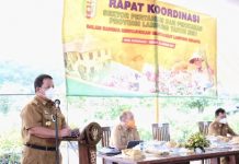 Rakor Pertanian dan Perikanan, Gubernur Jelaskan Peningkatan Produksi,Pangan untuk Pemulihan Ekonomi Akibat Covid-19