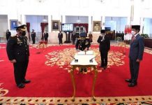 Presiden Jokowi Lantik Listyo Sigit Prabowo sebagai Kapolri