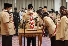 Gubernur melantik Hj. Chusnunia Chalim sebagai Ketua Kwarda Lampung dan pengurus Kwarda Lampung periode 2020-2025
