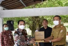 Kaban Litbang Kemendagri, Dr. Drs. Agus Fatoni,M.si.mengapresiasi inovasi dan kemajuan yang dilakukan Kabupaten Tulang Bawang Barat
