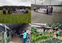 Kapolsek Abung Timur lakukan peninjauan kesiapan rencana kampung Tangguh