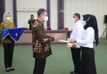 Penyerahan SK Pegawai PPPK Gubernur Arinal Minta Tanamkan Perilaku Jujur,dan Bertanggung Jawab
