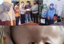 Peduli sosial, di lakoni dua personil Polsek Bukit Kemuning