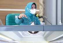Riana Arinal Pimpin Rapat Kerja PKK Pemprov Lampung,dengan OPD Hadapi Pandemi Covid-19 di 2021.