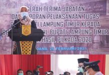 Wagub Nunik Berpesan:Bupati dan wabup Lampung timur Selaraskan Program Unggulan Lampung Berjaya