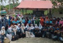 PC IPPNU Pesawaran Bersama Anggota DPRD Provinsi Lampung Adakan Bakti Sosial