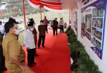Kunjungan Kerja Wakil Prersiden RI: meninjau Kegiatan Vaksinasi Covid-19, Progres Pembangunan Bendungan Way Sekampung