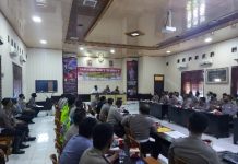 Jelang Ramadhan, Polres Polres Lampung Utara Gelar Lat Pra Ops Keselamatan Krakatau 2021