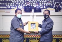 Gubernur Serahkan Dokumen LKPJ Tahun 2020 kepada Ketua DPRD Provinsi Lampung Mingrum Gumay